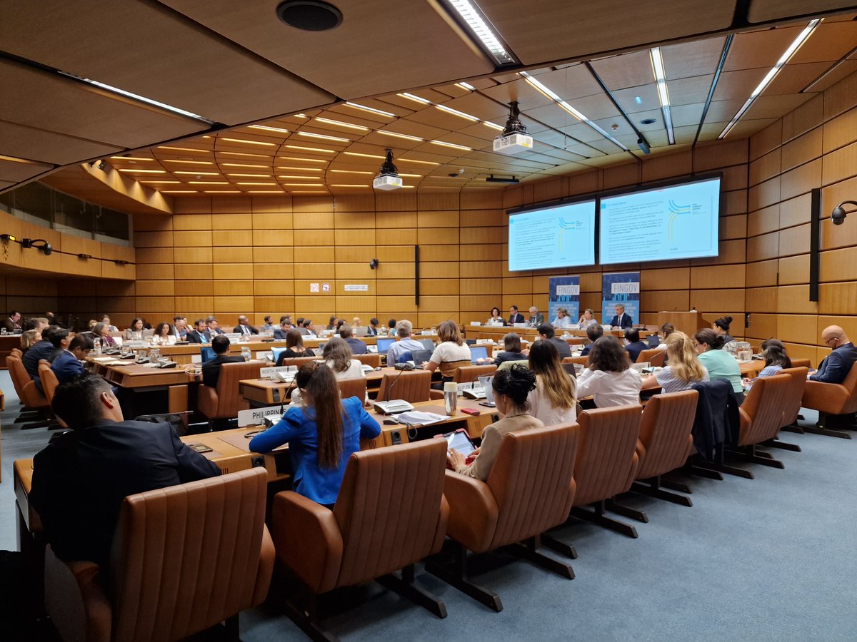 #FINGOV is holding its regular meeting today, chaired by Amb. Laura Gil Savastano (Colombia) &amp; Amb. Esther Monterrubio Villar (Spain), discussing: 
 📜Progress in implementing the UNODC Strategy;
 💰Budgetary matters; &amp;
💴💊<a href="/UNODC/">UN Office on Drugs & Crime</a> ’s work under the Corruption &amp; Drugs pillars