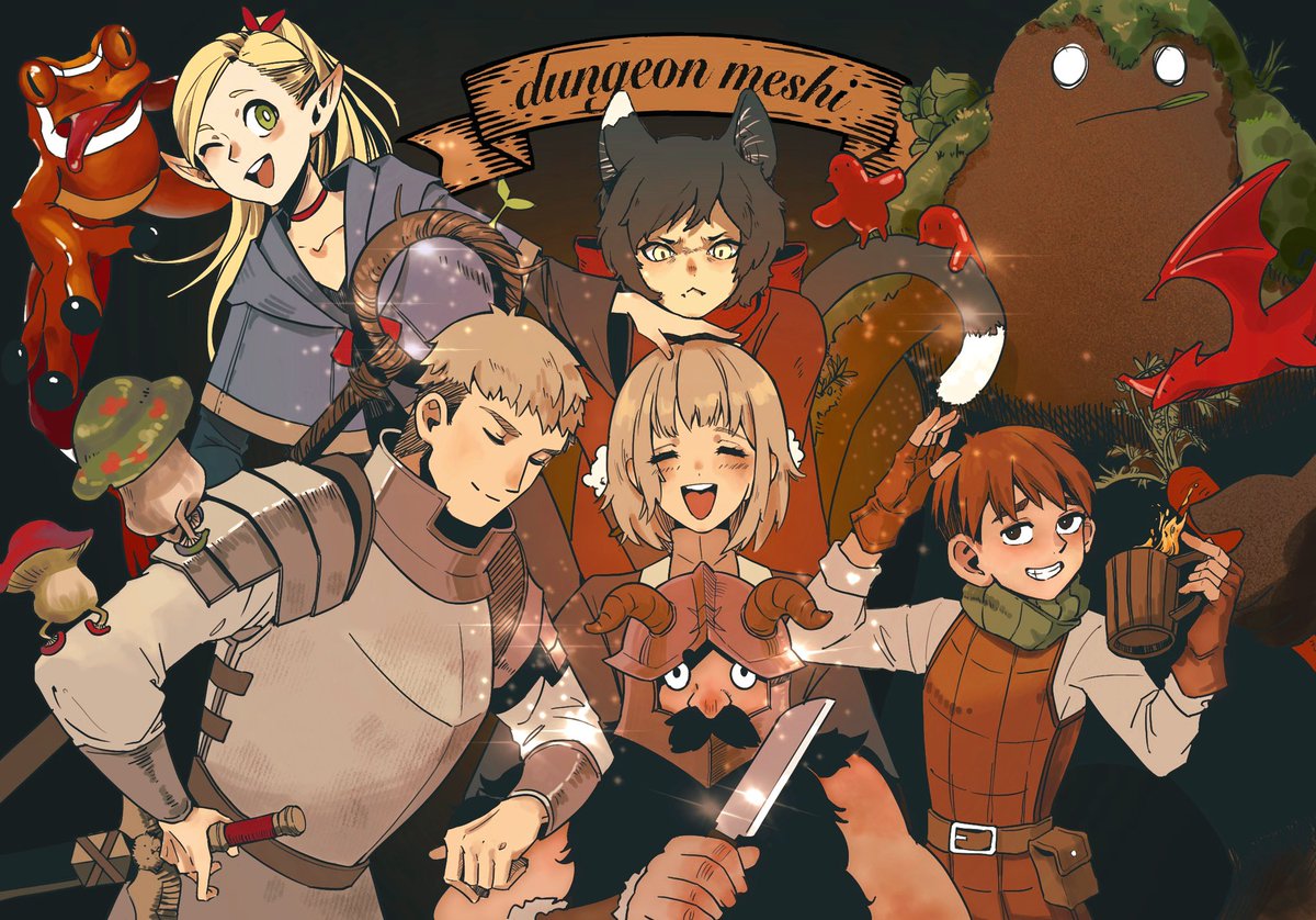 齐尔查克：我们比的这个心……真的有人能看出来？
#dungeonmeshi #DeliciousinDungeon