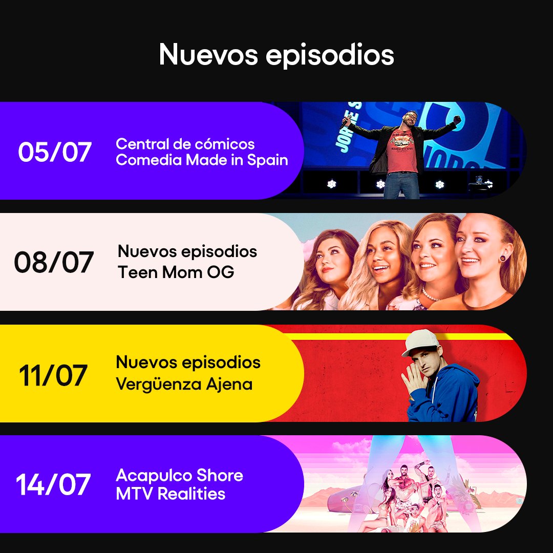 plutotves's tweet photo. Empezamos el verano cargado de novedades, estrenos y muchos especiales ¿Con cuál te quedas? 📺😍✨ https://t.co/X1yN9yTTWu