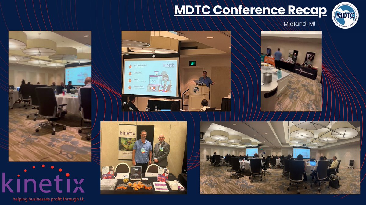 What an amazing time we had attending and presenting at the Michigan Defense Trial Council (MDTC) annual conference in Midland, MI!  Thank you to all who attended and to the conference coordinators!  We look forward to the fall conference in Novi, MI!
