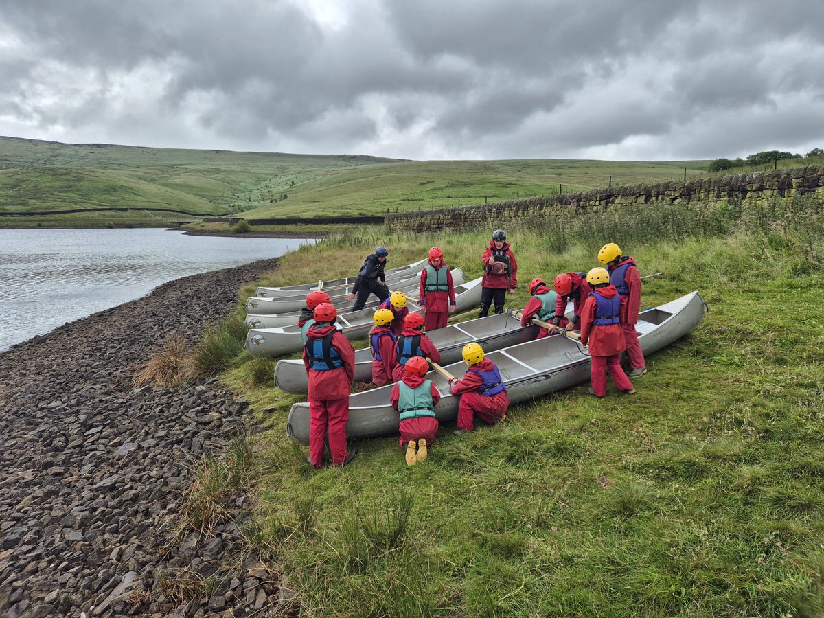 We've had our lunch and swapped over activities for the afternoon session!  We've had loads of fun so far! Especially in the water! #Year6 #Residential #Castleshaw