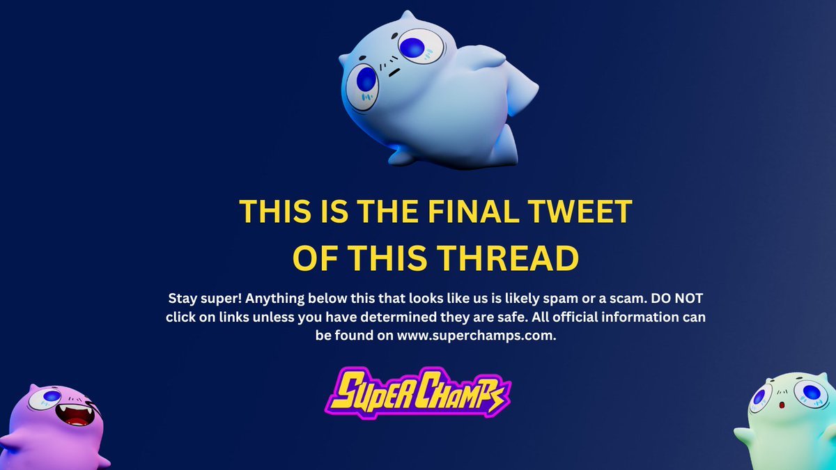 Super Champs tweet media