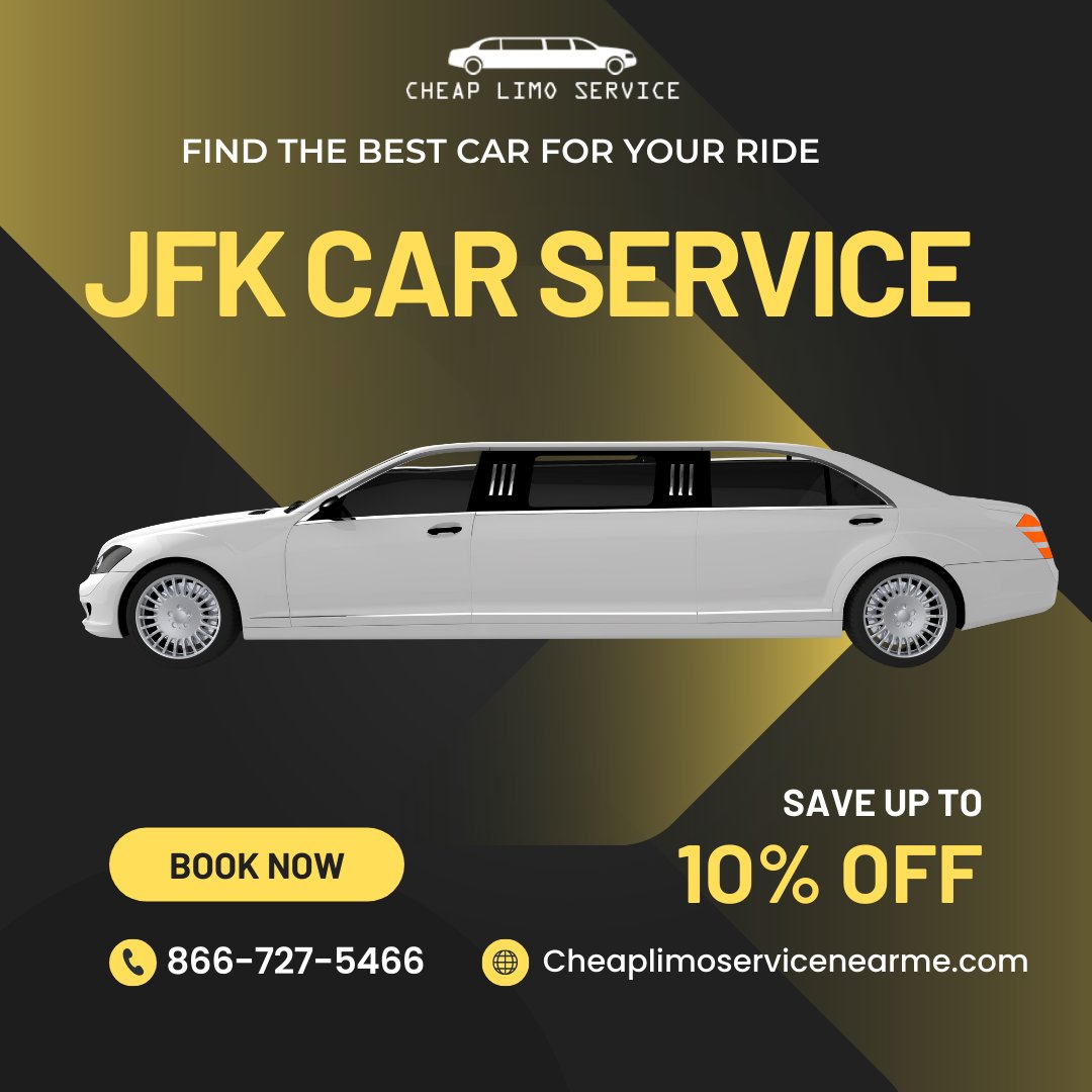 CheapNear's tweet image. #JFKCarService
Discover reliable #JFKCarServices with #CheapLimoServiceNearMe! Enjoy seamless travel to and from #JFKAirport with our top-notch fleet and professional chauffeurs. Call 866-727-5466 or visit tinyurl.com/3be74mm6. #AffordableLimoServiceNearPITAirport #AirportLimo