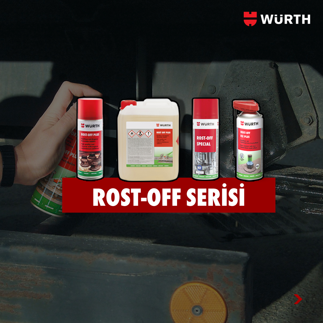 wurthtr's tweet photo. ✨ Rost-Off serisi ile tanışın! 🚀

🟥PAS SÖKÜCÜ SPREY (400ML)
Art.-Nr. 0890 200 004

🟥PAS SÖKÜCÜ (5LT)
Art.-Nr. 0890 300

🟥 GIDA UYUMLU KUVVETLİ PAS SÖKÜCÜ SPREY (400ML)
Art.-Nr. 0893 130 400

🟥 ROST OFF ICE PLUS-SOĞUTMALI PAS SÖKÜCÜ (400ML)
Art.-Nr. 0893 241 060

ROST-OFF, sadece pası temizlemekle kalmaz, metal yüzeylerde koruyucu bir tabaka oluşturarak gelecekteki korozyon riskini de minimize eder. Bu sayede, ekipmanlarınız her zaman ilk günkü gibi dayanıklı ve işlevsel kalır. 🛠️✨

Würth kalitesiyle güvende kalın ve işlerinizi sorunsuz devam ettirin! 🔝

#wurth #wuerth #Rostoff #passökücü #korozyonönler #nüfuzeder #kalitevegüvence #readyforwork #herzamanheryerde #keşfet