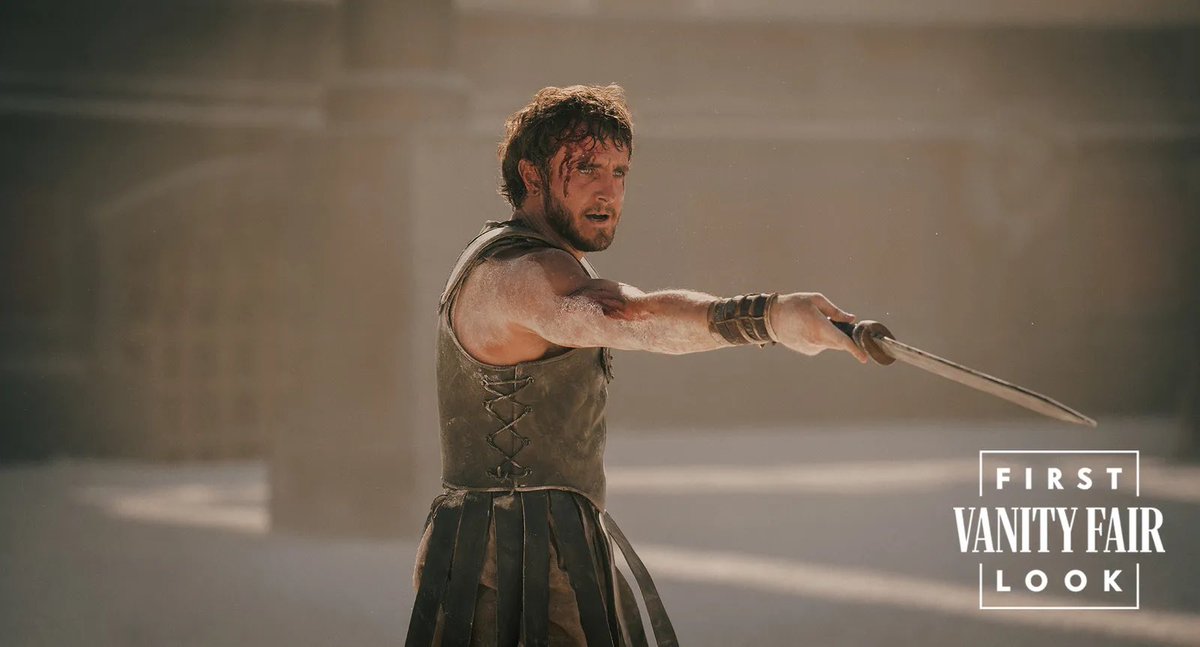 Paul Mescal in Ridley Scott’s ‘GLADIATOR 2’