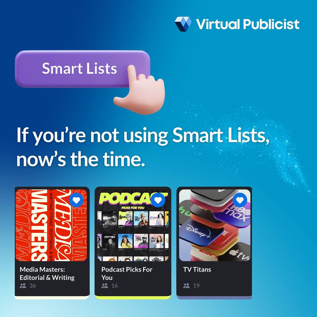 aipublicist's tweet image. Tired of chasing irrelevant contacts? Our VP expert's Smart Lists cut through the industry noise. 🎶 Find perfect connections faster and boost your outreach! #SmartLists #MusicIndustry #VP