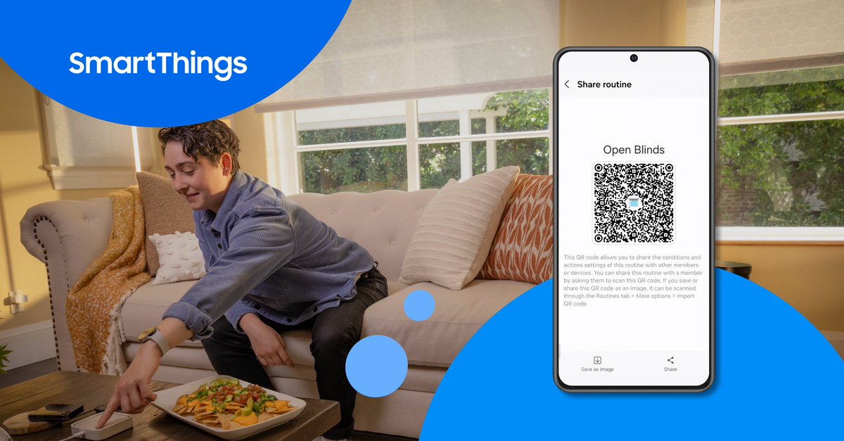 smartthings's tweet image. Today, #SmartThings announced a suite of updates, including SmartThings Energy and #Matter enhancements. Users can manage their smart homes more easily with new features like shareable routines and advanced Hub and navigation capabilities.
Learn more: news.samsung.com/us/samsung-sma…