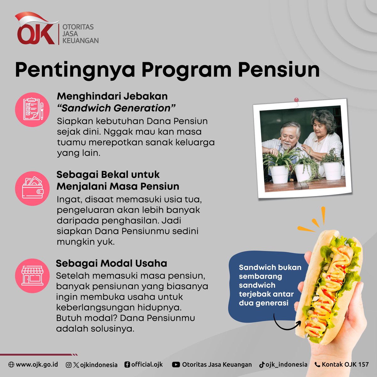 ojkindonesia's tweet photo. OJKPedia edisi kali ini kita bahas tentang Program Pensiun yuk. Simak di sini 👇🏻
#OJKIndonesia #Keuangan #OJKPedia #KamusKeuangan #ProgramPensiun #PasarModal #Proaktif #Kolaboratif https://t.co/mmWNU20jag