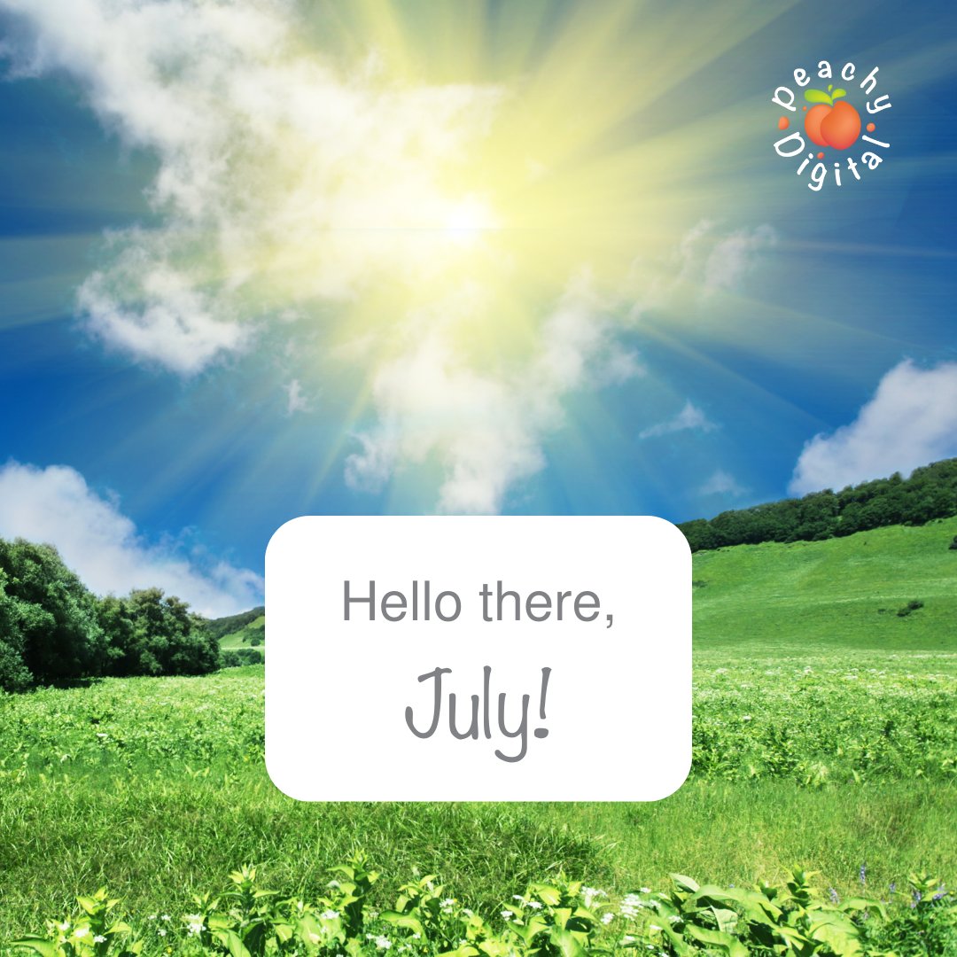 Peachy Digital (@_peachydigital) on Twitter photo Monday, 1st July - it's the start of a new week, a new month, and the second half of the year. 
This is the perfect time to take stock, review your progress towards your goals, and set new ones for the next 6 months.
#PeachyDigital #July #MondayMotivation #GoalSetting Monday, 1st July - it's the start of a new week, a new month, and the second half of the year. 
This is the perfect time to take stock, review your progress towards your goals, and set new ones for the next 6 months.
#PeachyDigital #July #MondayMotivation #GoalSetting