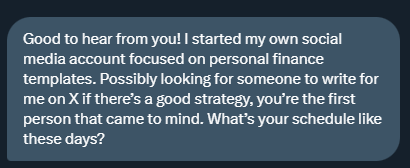 Getting inbound leads on X isn't too hard.

It's a game of:

- Luck
- Proving competence
- Getting the right eyeballs
- Coming across as genuine
- Showing you can deliver results

I've seen leads coming once I started doing it right.