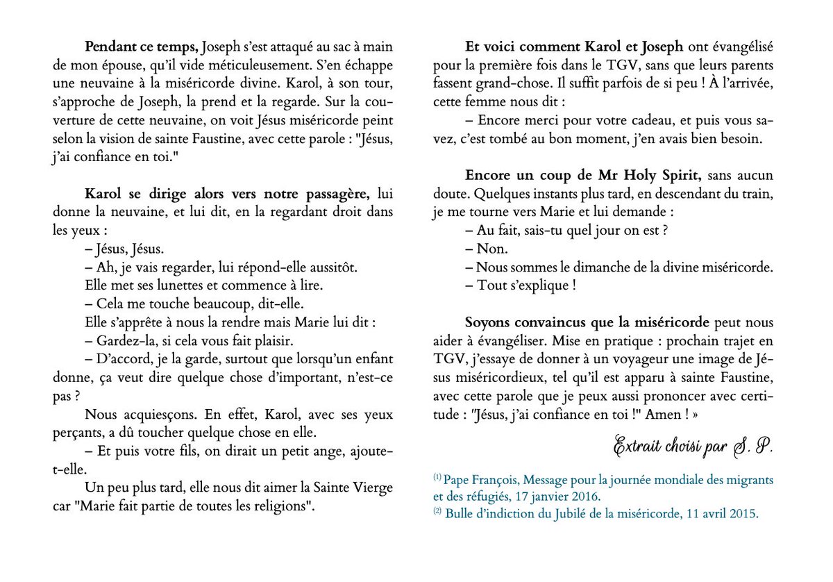 J-B. Maillard ♿️ (@jbmaillard) on Twitter photo 😍🚉 Merci au Magazine Zélie pour ces bonnes feuilles de mon nouveau livre "Dieu à 300 km/h, rencontres dans le TGV" paru chez <a href="/EditionEmmanuel/">Éditions Emmanuel</a>
Découvrir 👉magazine-zelie.com/zelie97
#parution #livre #Dieuà300kmh #rencontres #Dieu #TGV #Sncf 😍🚉 Merci au Magazine Zélie pour ces bonnes feuilles de mon nouveau livre "Dieu à 300 km/h, rencontres dans le TGV" paru chez <a href="/EditionEmmanuel/">Éditions Emmanuel</a>
Découvrir 👉magazine-zelie.com/zelie97
#parution #livre #Dieuà300kmh #rencontres #Dieu #TGV #Sncf