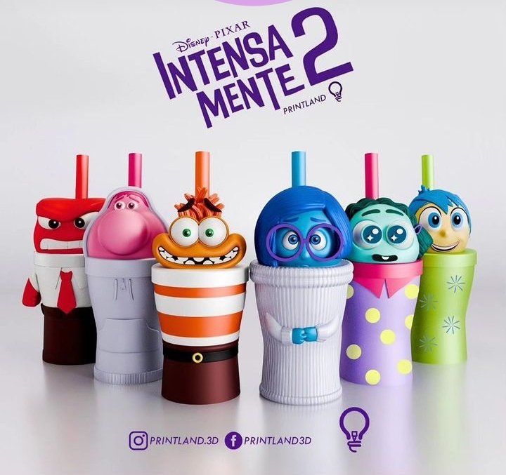 miren estos vasos de intensamente