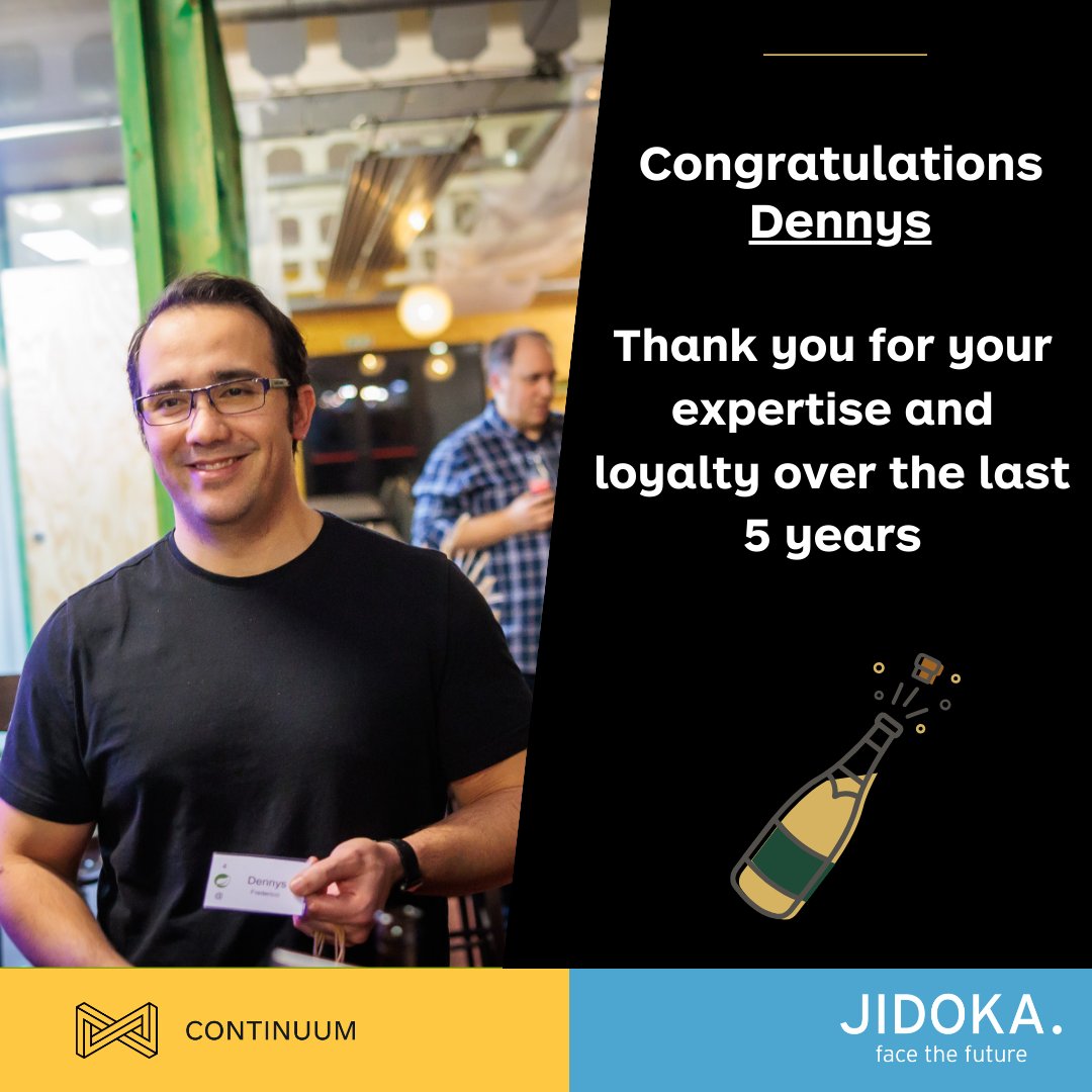 continuumbe's tweet image. 🎉 Celebrating 5 Years with Dennys Frederecci! 🎉

A big shoutout to our Cloudnative Java Developer, Dennys, for 5 amazing years at Continuum-Jidoka. Your dedication and expertise are truly appreciated!

Here&apos;s to more years of success together! 🥂

#Anniversary #ContinuumJidoka