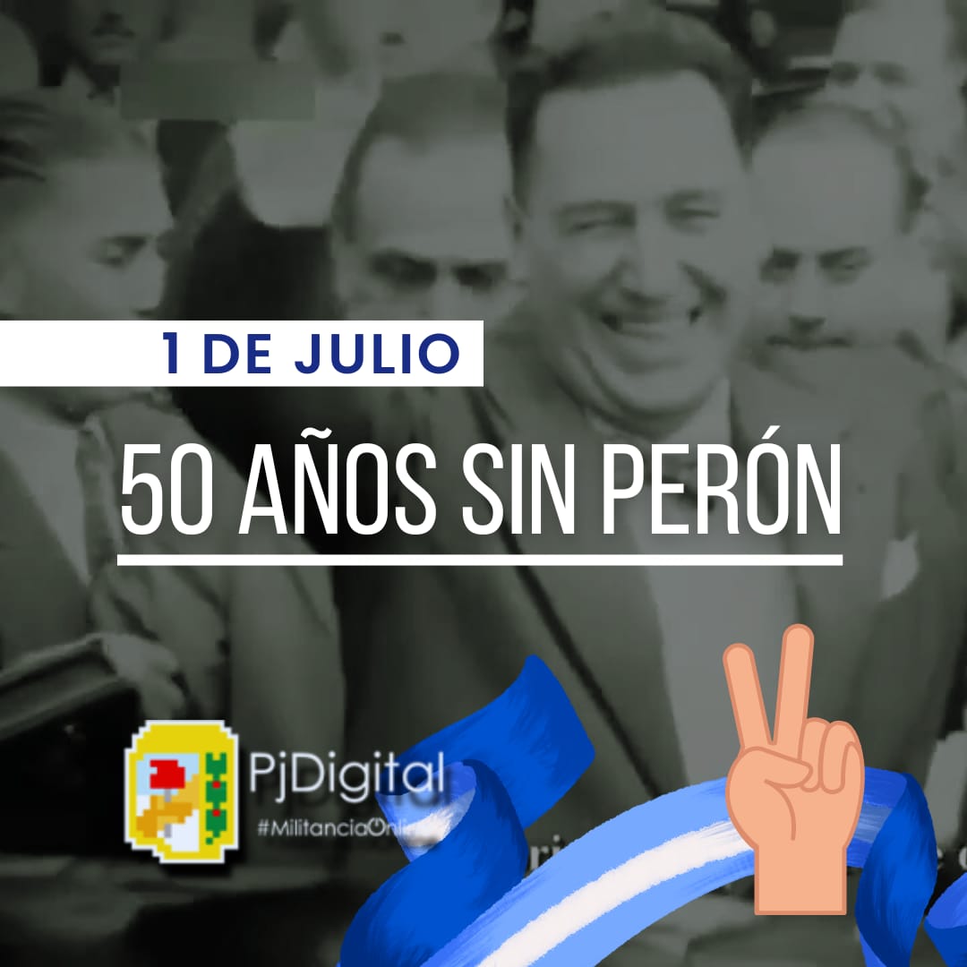 50 años del paso a la inmortalidad del General Juan Domingo Perón pero siempre presente en nuestros corazones y en el compromiso de seguir tu legado.
#PeronVive 
#PeronEterno