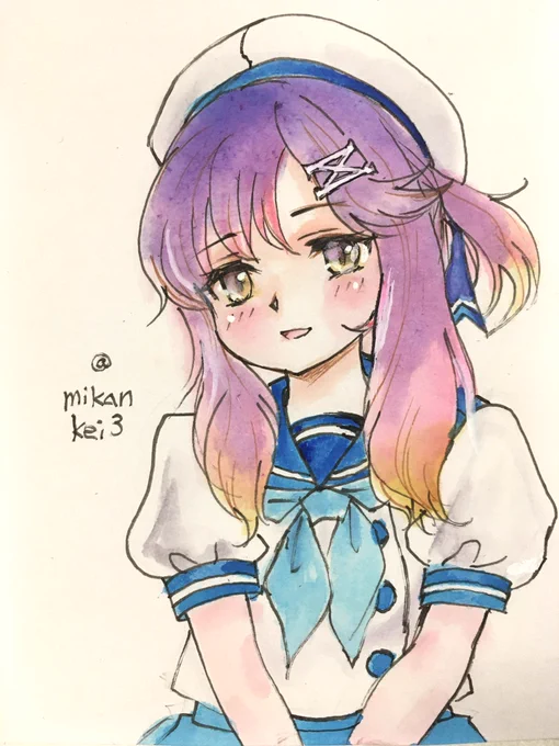 対馬です#艦これ版深夜の真剣お絵描き60分一本勝負 #艦これ版真剣お絵描き60分一本勝負_20240701 #対馬 #艦これ 