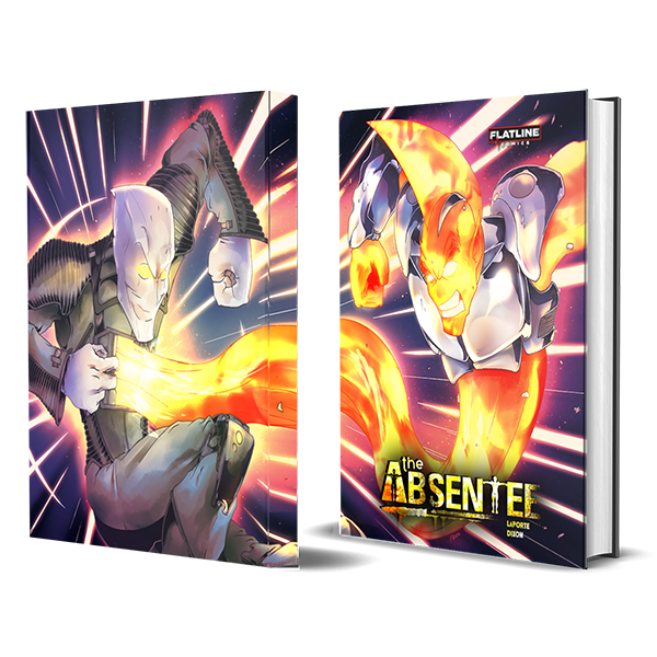 Launching July 14 on <a href="/Kickstarter/">Kickstarter</a> is The Absentee Deluxe Omnibus - 164+ pages of sci-fi possession horror by @jkevinlaporte &amp; @randodixonart.

 #kickstarter #kickstartercomics #smallpresscomics #scifi #scificomics #indiecomics #selfpublishing #selfpublished #smallpress