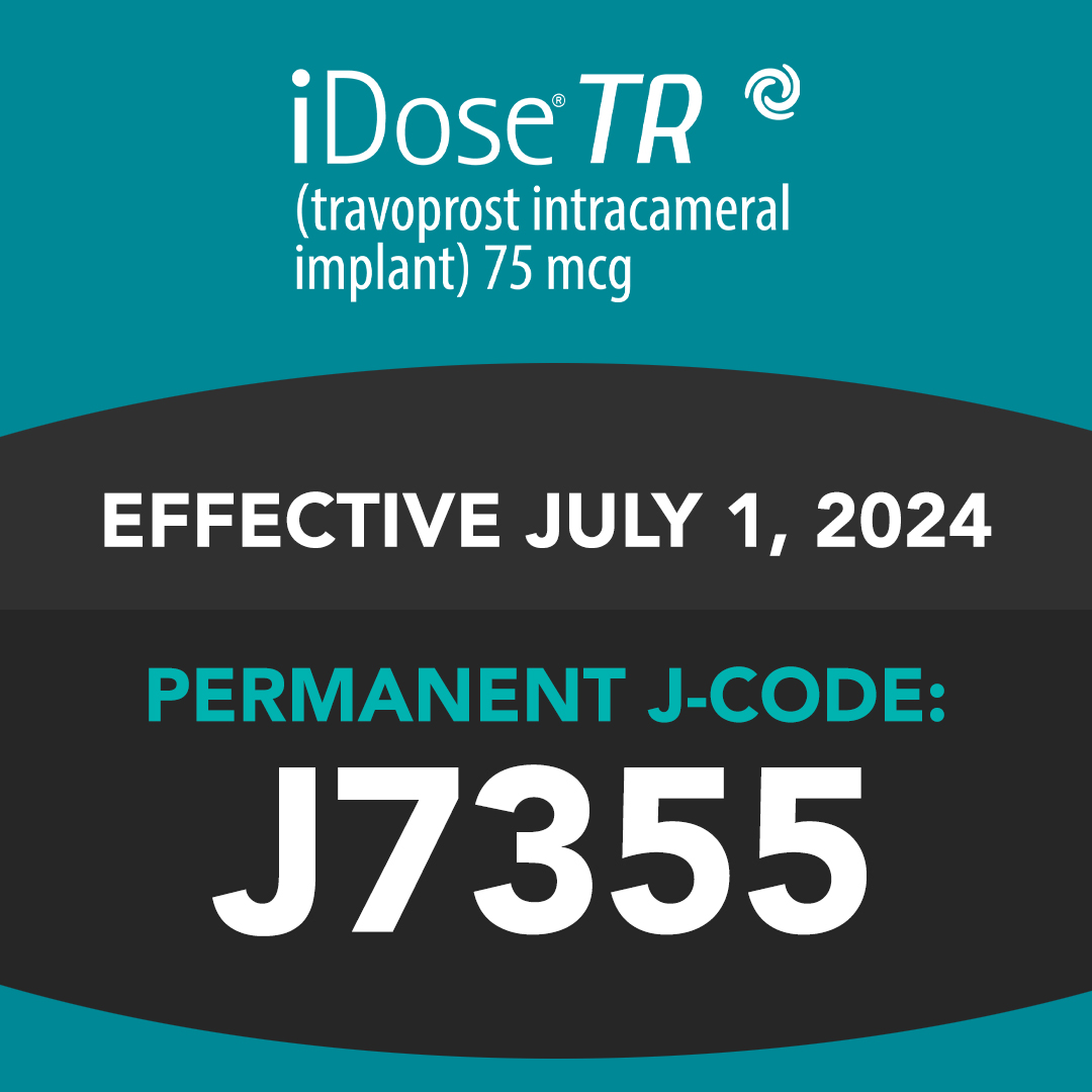 The iDose® TR permanent J-code (J7355) is here, effective July 1st!
