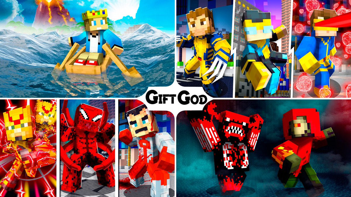 GiftGod8's tweet image. SOME MINECRAFT THUMBNAILS ⚡️ 
❤️+🔁?
#ThumbnailCreator #YouTubeThumbnail #VideoThumbnail #Minecraft #MinecraftThumbnail #minecraftrender