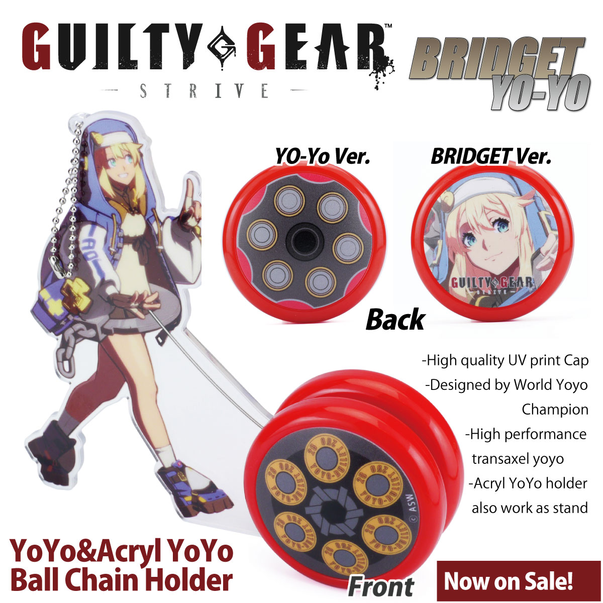 ギルティギア】ブリジットの公式ライセンスヨーヨーが11月中旬に