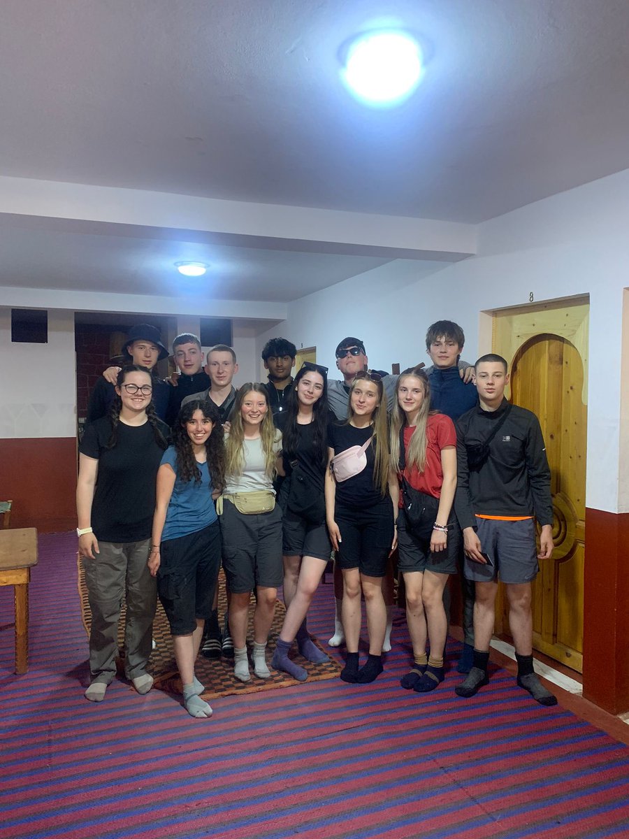MearnsCastleHS's tweet photo. Mr Capaldi and Miss Russell are immensely proud of the young people of World Challenge Team 2. They have gone above and beyond for one another over the past 2 weeks and are a credit to themselves and the school. Enjoy every second of your summer! Team Two-bkal over and out 🤟🏻🇲🇦 https://t.co/mlgh4bXvzm