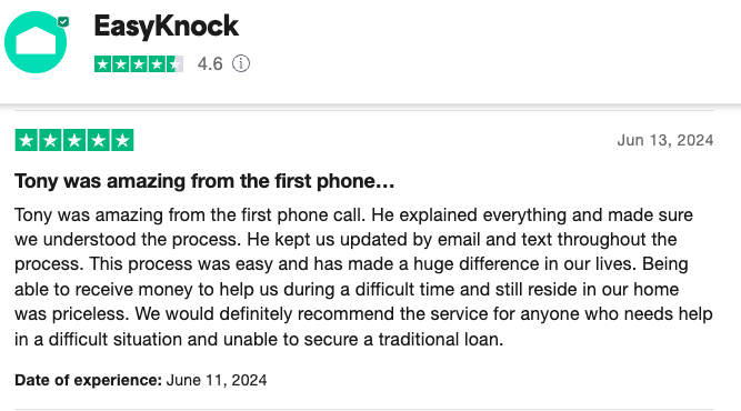 Another great EasyKnock review from another great customer. Thank you, April!