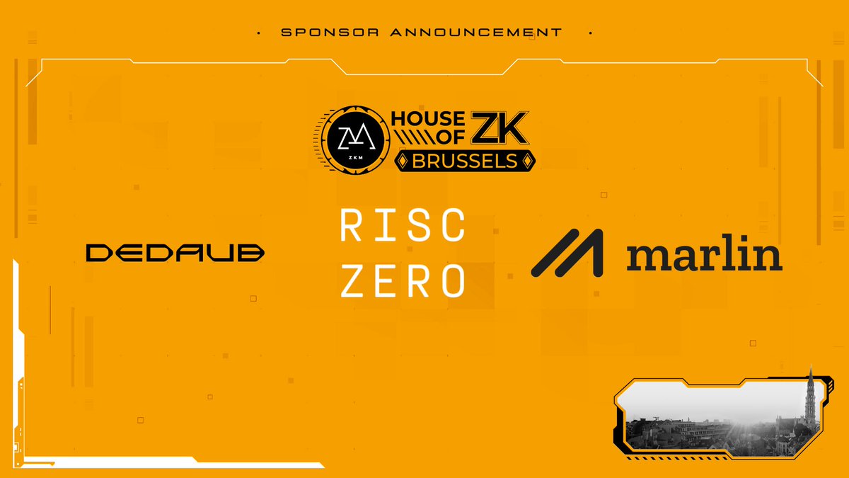 We are honoured for <a href="/ProjectZKM/">ZKM</a>’s upcoming <a href="/HouseofZK/">House of ZK</a> to be sponsored by some of the leading innovators in the blockchain space at <a href="/EthCCweek/">EthCCweek 2025 👀</a> in Brussels⚡️

Our Silver Sponsors include:

🥈 <a href="/RiscZero/">RISC Zero</a>: Setting new standards in verifiable computations with the first