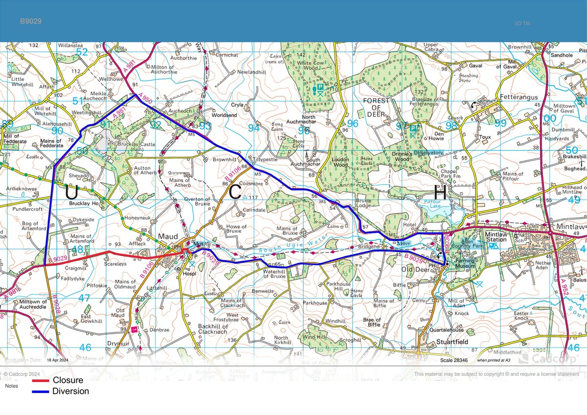 AbshireRoads's tweet image. Buchan Surface Dressing: Waterside Rd #Peterhead is complete!

However rain has delayed any further progress this afternoon 🌧️

⚠️Tomorrow a convoy will be in operation on A950 at Bruxie near #Mintlaw and a closure ⛔ in place on B9029 Deer Rd #Maud #aberdeenshire #abztravel