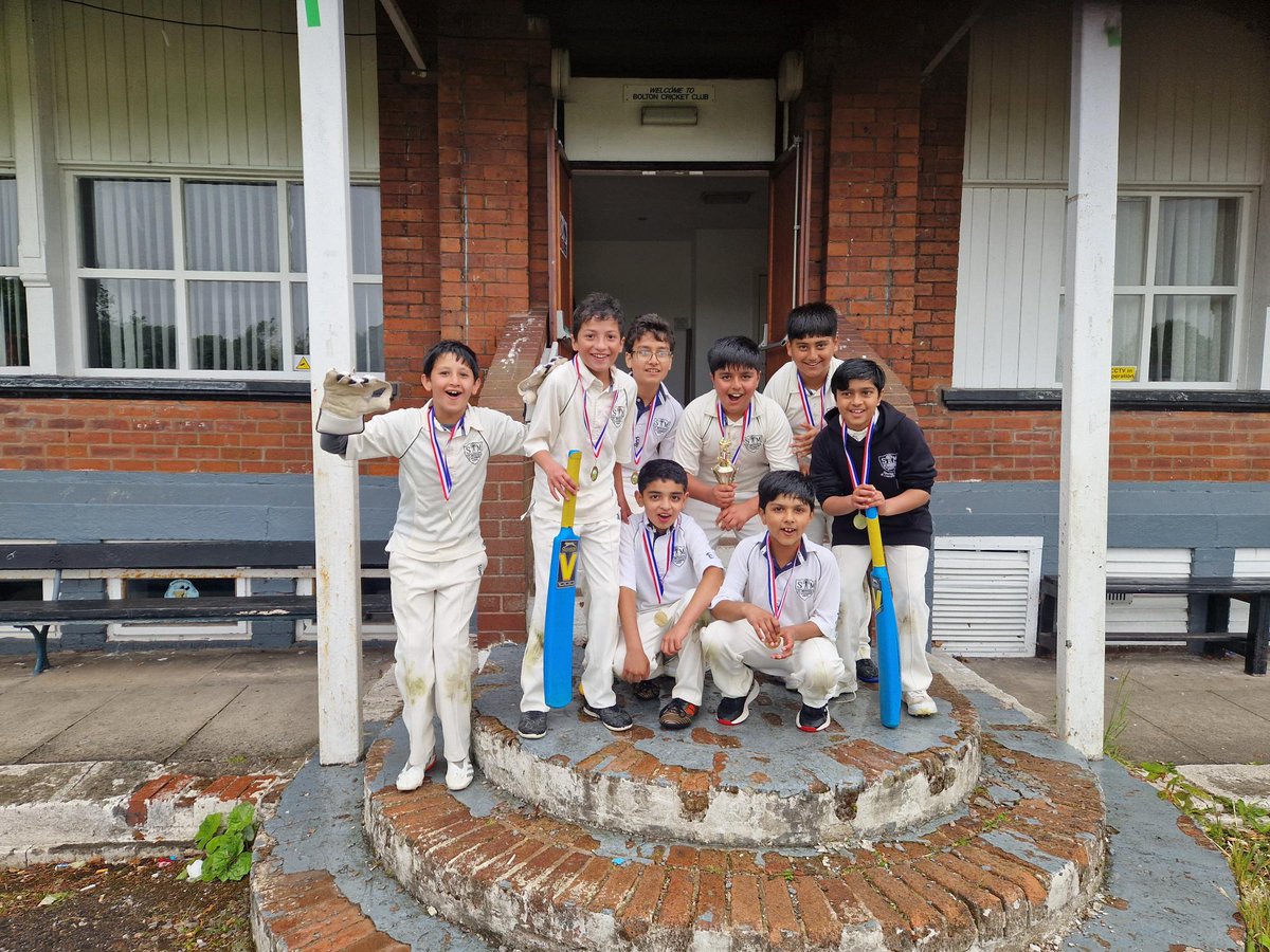 Our boys cricket team competed at our local cluster competition. They played 4 games, winning all 4 to bring home the trophy in spectacular fashion!
