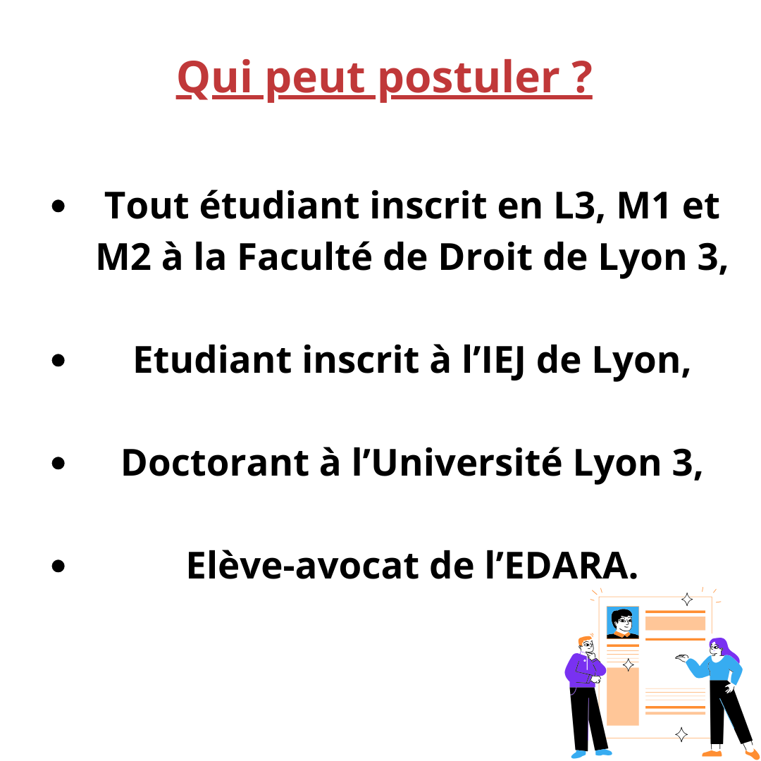 CliniqueLyon3's tweet photo. Le nouveau Bureau de l’Association de la Clinique Juridique est ravi de vous annoncer l’ouverture de sa campagne de recrutement pour l’année universitaire 2024-2025 !👩‍🎓👨‍🎓 https://t.co/cmfJOtDuMU