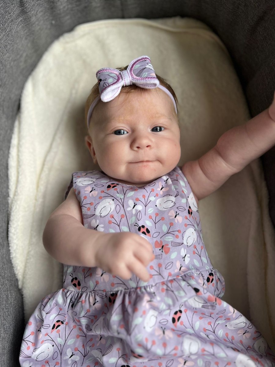 sashcrafters's tweet photo. Remember this dress??? Well it finally fits the gorgeous girl it went to, &amp; won’t you agree she looks beautiful 🥰🥰
#sashcrafterskeepsakes #simplyuniquebysashcrafters #babygirlclothing #matchingheadband #handmadewithlove #uniquegift #numonday #handmadeclothes https://t.co/B8dhe9zxcf
