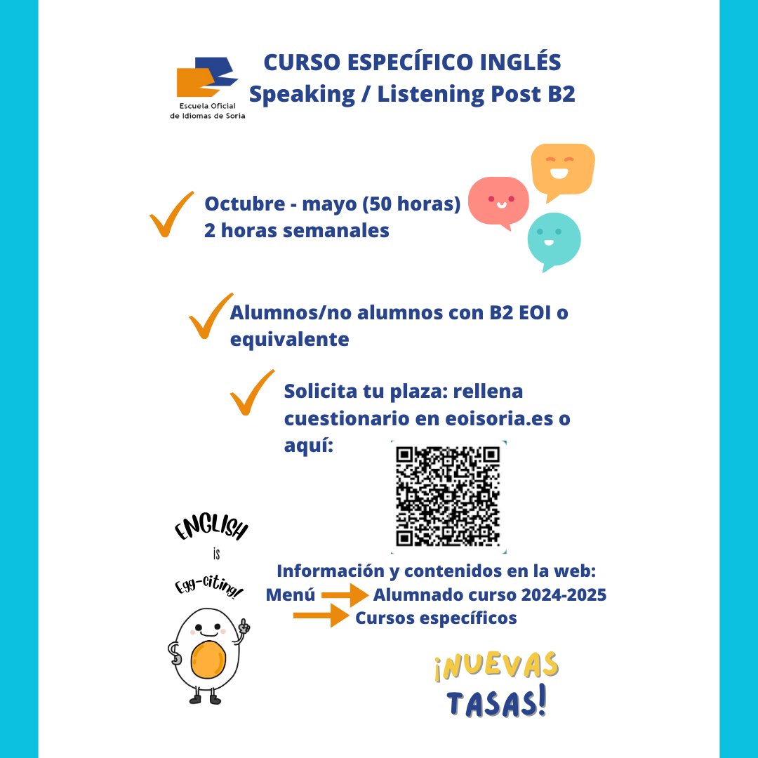 Debates, entrevistas, presentaciones... Un curso para hablar y escuchar. Formulario de solicitud ya disponible.