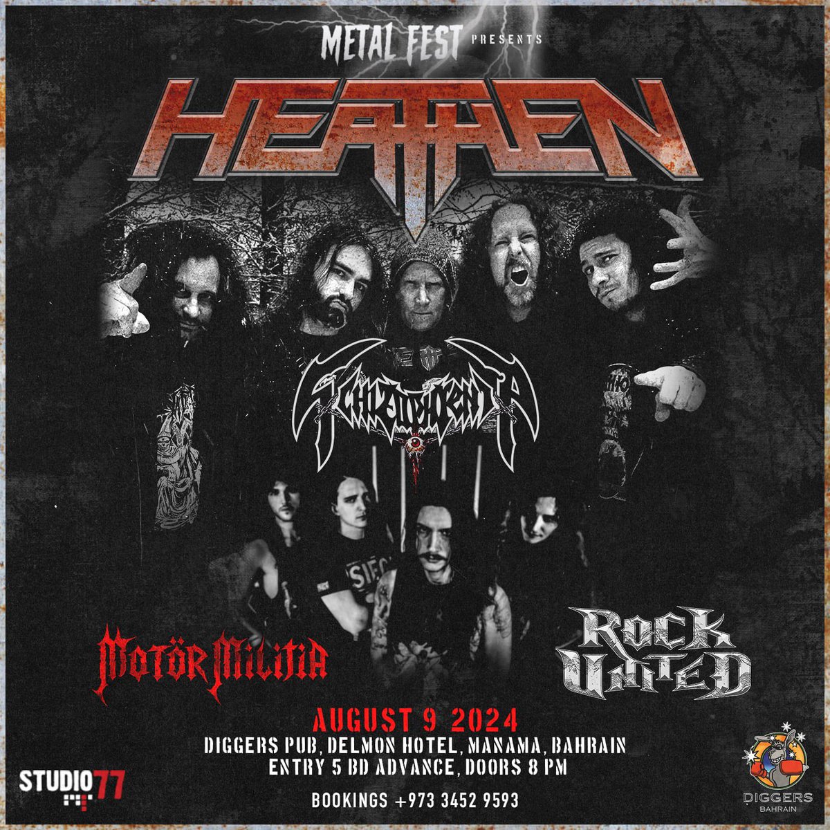 Metal Fest Bahrain is back on Friday, August 9 with another killer lineup! 

Get your tickets here: metalinbahrain.com/metal-fest-tic…