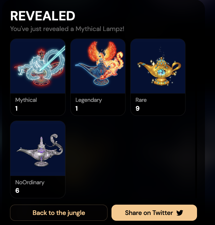 NFTjomas โค๏ธ $WELL (๐ฆ,๐งโโ๏ธ) (@nftjomas_) on Twitter photo Happy reveal! Just revealed 1 Mythical Lampz๐ <a href="/kubzjungle/">Kubz โค๏ธ $WELL (๐ฆ,๐งโโ๏ธ)</a> <a href="/keung/">Keungz โค๏ธ WELL3</a>
Last reveal before $WELL TGE on July 3rd ๐ฐ Happy reveal! Just revealed 1 Mythical Lampz๐ <a href="/kubzjungle/">Kubz โค๏ธ $WELL (๐ฆ,๐งโโ๏ธ)</a> <a href="/keung/">Keungz โค๏ธ WELL3</a>
Last reveal before $WELL TGE on July 3rd ๐ฐ