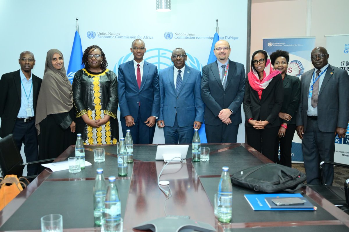 “Ahead of #COP29, I met with Amb Ali Mohamed, Chair African Group of #ClimateChange Negotiators on <a href="/ECA_OFFICIAL/">ECA</a> support to #AGN in data, macro &amp; climate financing. Africa's common position requires facts &amp; figures to strengthen Africa's advocacy and global voice". <a href="/claverGatete/">Claver Gatete</a>