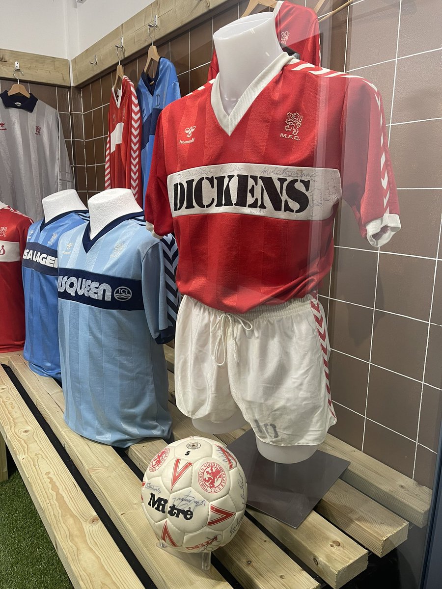 boroshirtmuseum's tweet photo. ⚽️ | Thanks for helping us complete this display, @bernieslaven. https://t.co/147zvqnm0k