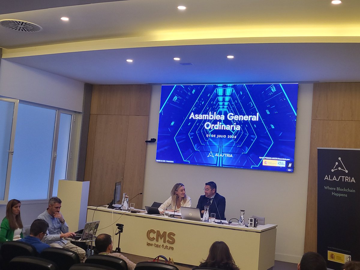 FIDESOL (@fidesol) on Twitter photo Hoy estamos en la Asamblea General de <a href="/Alastria_/">Alastria Blockchain Ecosystem</a> en Madrid
Nos representa nuestro compañero <a href="/PacoLuisGRX/">Francisco Luis Benítez</a>
#Blockchain Hoy estamos en la Asamblea General de <a href="/Alastria_/">Alastria Blockchain Ecosystem</a> en Madrid
Nos representa nuestro compañero <a href="/PacoLuisGRX/">Francisco Luis Benítez</a>
#Blockchain
