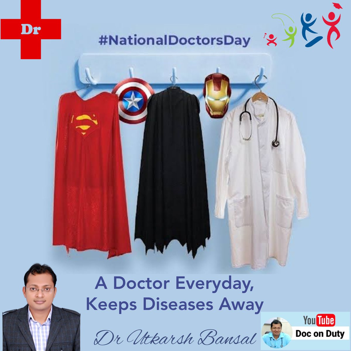 utkarsh1003's tweet photo. #DoctorsDay
We work tirelessly to provide best care, bring hope & healing to all lives
A Doctor Everyday, Keeps Diseases Away!
#DoctorsRock #MedicalHeroes #HealthcareHeroes #WhiteCoatHeroes
#HealingHands #DocOnDuty #DrUtkarshBansal #pediatrician #OmChildCareAndVaccinationClinic https://t.co/unr123zzfE