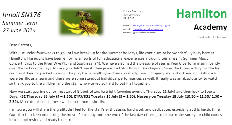 Hamilton Academy tweet media