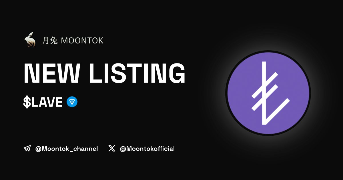 Moontok Listing Alert tweet media