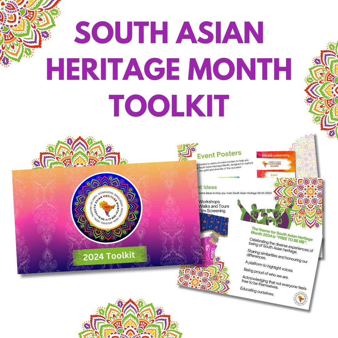 We’ve put together a toolkit to help you celebrate South Asian Heritage Month! 🎉

Download your 2024 SAHM Toolkit via our website today and join the celebration! 🌟📥 southasianheritage.org.uk/sahm-toolkit-2…

#SAHM2024 #SouthAsianHeritage #FreeToBeME