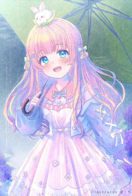雨の日のお散歩 