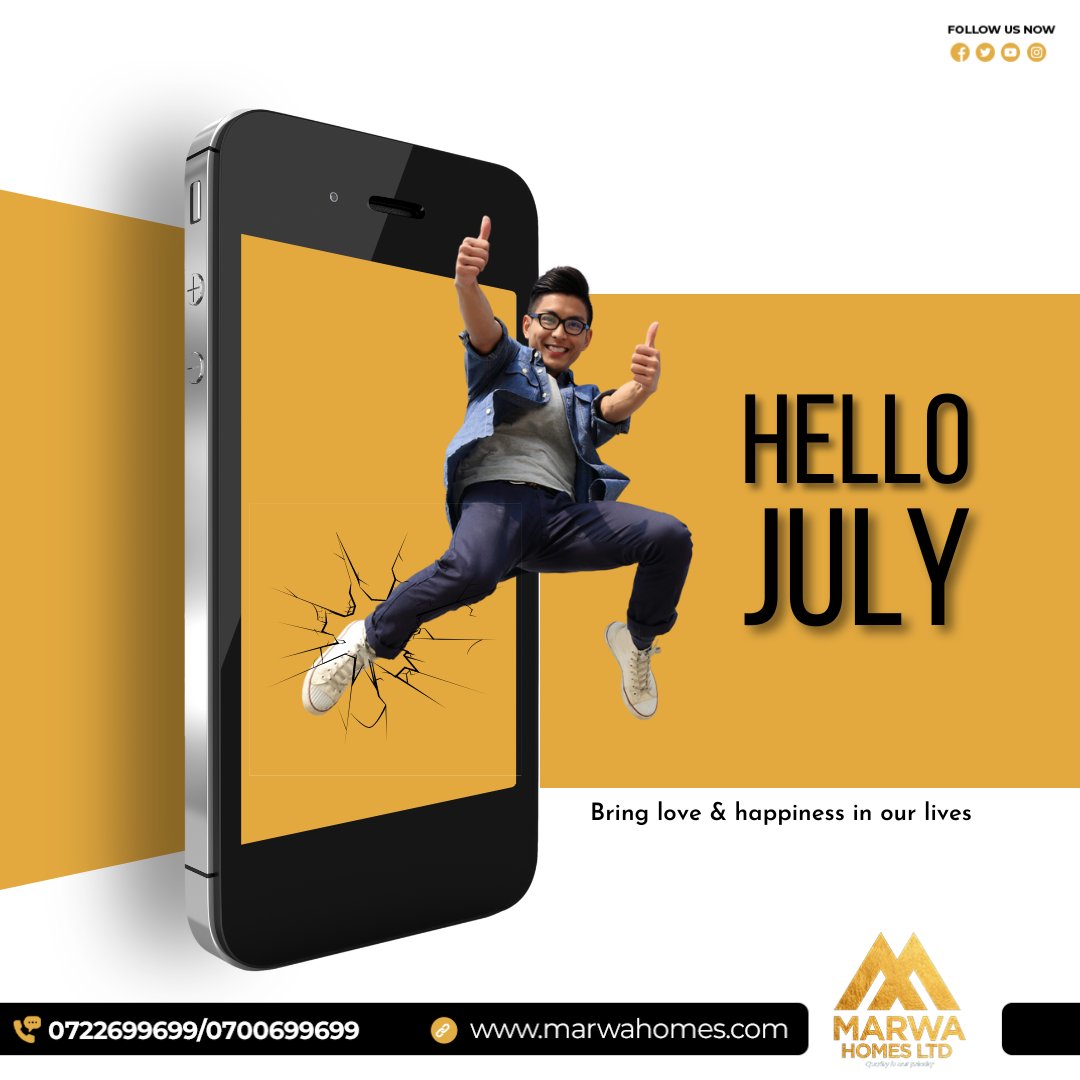 Marwahomes_ltd's tweet image. Happy New Month! 🎉 As we welcome July, we have amazing offers lined up just for you. Stay tuned and take advantage of these fantastic deals. Let's make this month extraordinary together! 🌟 #HappyNewMonth #JulyOffers #StayTuned