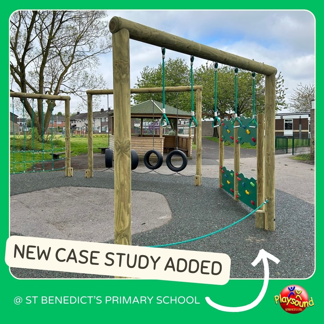PlaysoundPlay's tweet photo. New case study added to our website for the recent project over at @StBenedictsL30 β Such a great addition to their play space for the children! π
https://t.co/eynXB2kZUd
#eyfslearning #trimtrail #playgroundequipment #outdoorlearning https://t.co/Z2GGAD5IAv