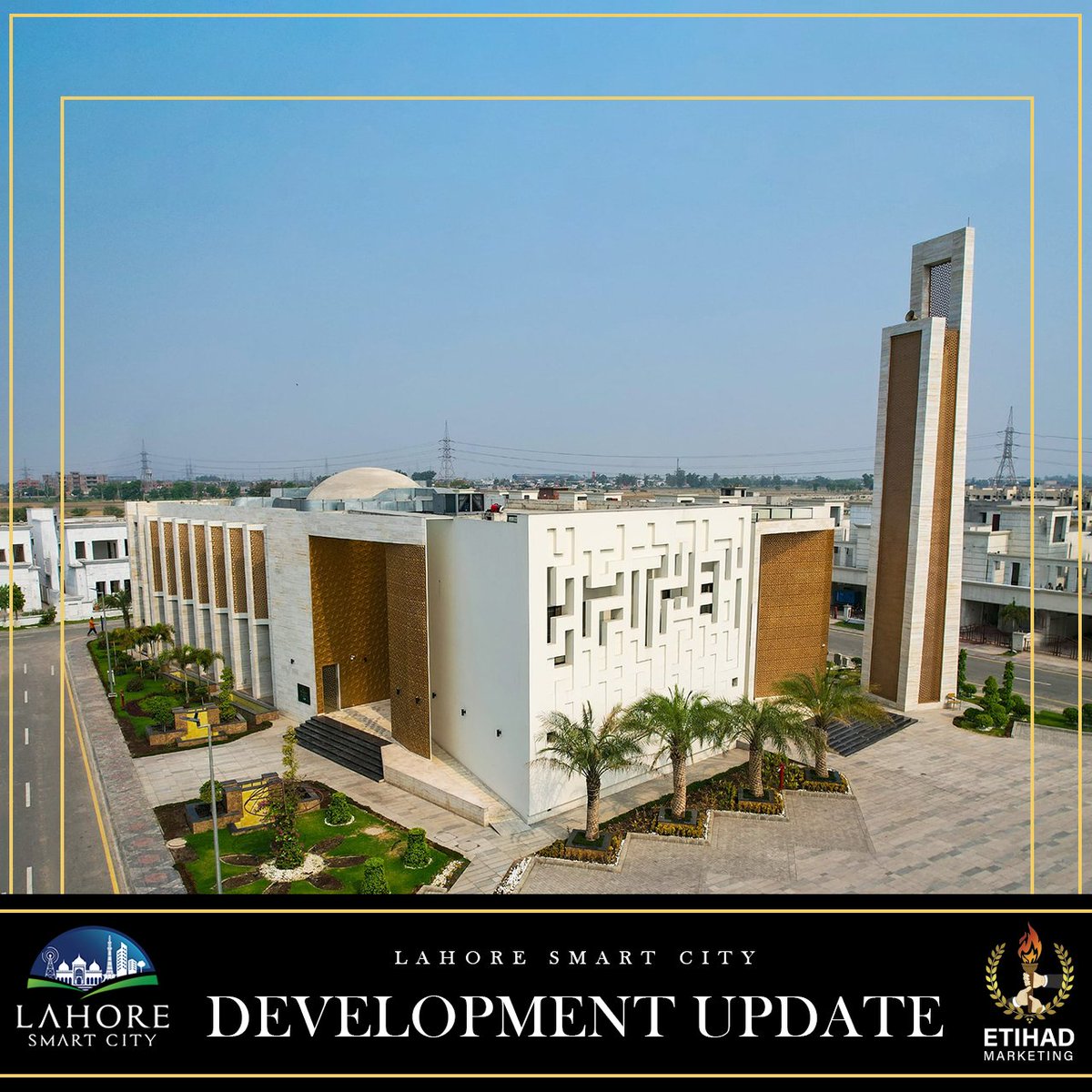 EtihadMKTG's tweet photo. Discover the fascinating development of Lahore Smart City, meticulously crafted to elevate your lifestyle. 
-
For booking and more details, reach us at
UAN 03400805555
-
#etihadmarketing #LahoreSmartCity #SmartLiving #UrbanInnovation #SophisticatedLiving #ExploreLahore https://t.co/AwrQJTVhgm