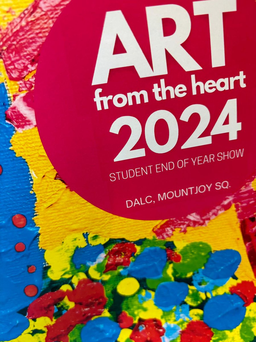Well done to all who participated in <a href="/DALCDublin/">DALC (Dublin Adult Learning Centre)</a>'s Art from the Heart exhibition as part of Dublin Learning City's Learning Neighbourhood Summer Art Event on Thursday 27th! Pictured is Derek Nibbs alongside his painting and others that were featured in the exhibition.