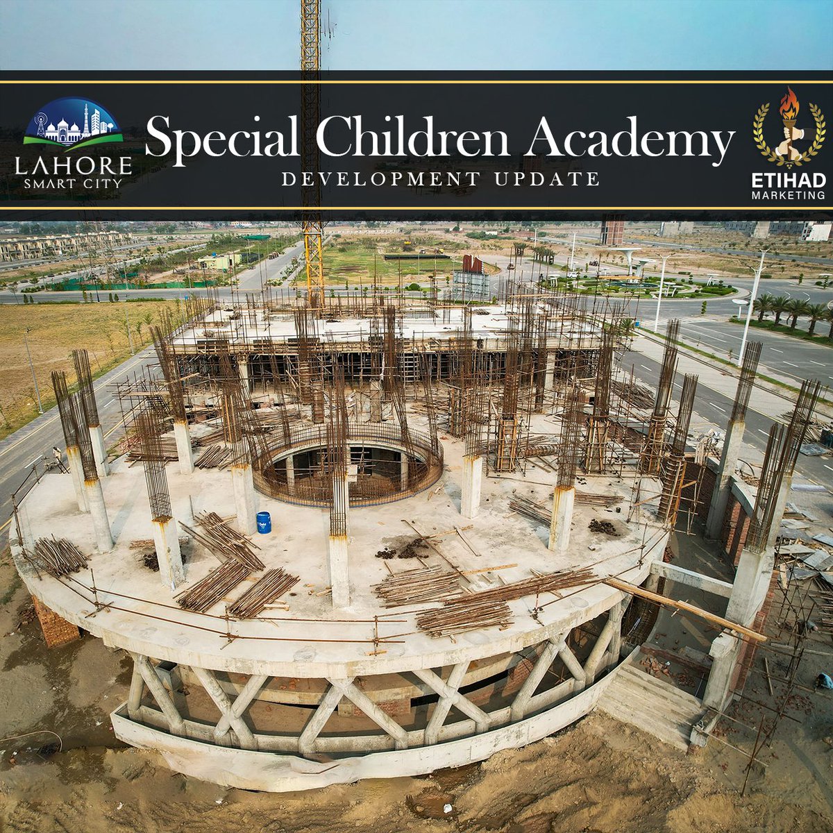 EtihadMKTG's tweet photo. Discover the fascinating development of Lahore Smart City, meticulously crafted to elevate your lifestyle. 
-
For booking and more details, reach us at
UAN 03400805555
-
#etihadmarketing #LahoreSmartCity #SmartLiving #UrbanInnovation #SophisticatedLiving #ExploreLahore https://t.co/AwrQJTVhgm