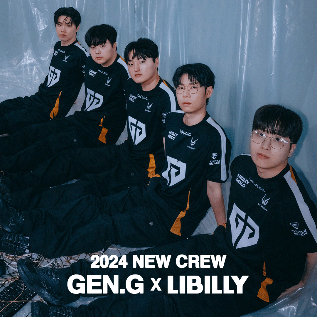 GenG_KR's tweet photo. 𝐆𝐞𝐧.𝐆 𝐱 𝐋𝐈𝐁𝐈𝐋𝐋𝐘 𝟮𝟬𝟮𝟰 𝗣𝗹𝗮𝘆𝗲𝗿 𝗨𝗻𝗶𝗳𝗼𝗿𝗺
이스포츠씬의 독보적인 챔피언 젠지 크루의
한계 없는 도전과 진화를 보여줄 New Player Uniform.
Check out Gen.G Crew's New Player Uniform, as they show off their limitless challenge and evolution.
#NewGenGCrew #GenGxLIBILLY #GenG #LIBILLY #Changmo #젠지 #리빌리 #창모 #031 #EWC