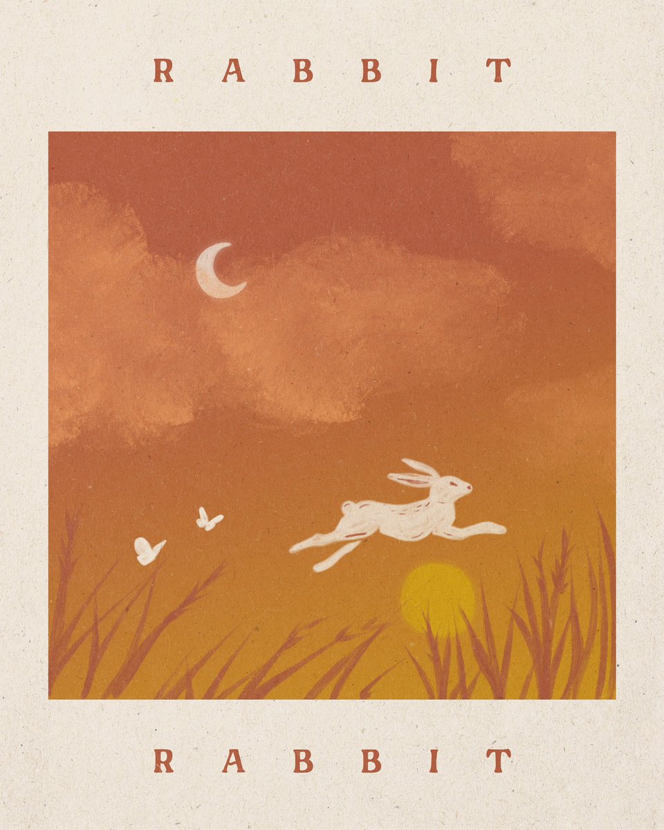 And the rabbit jumped over the sun—into a July full of possibility! Rabbit Rabbit! 
 #rabbitrabbit