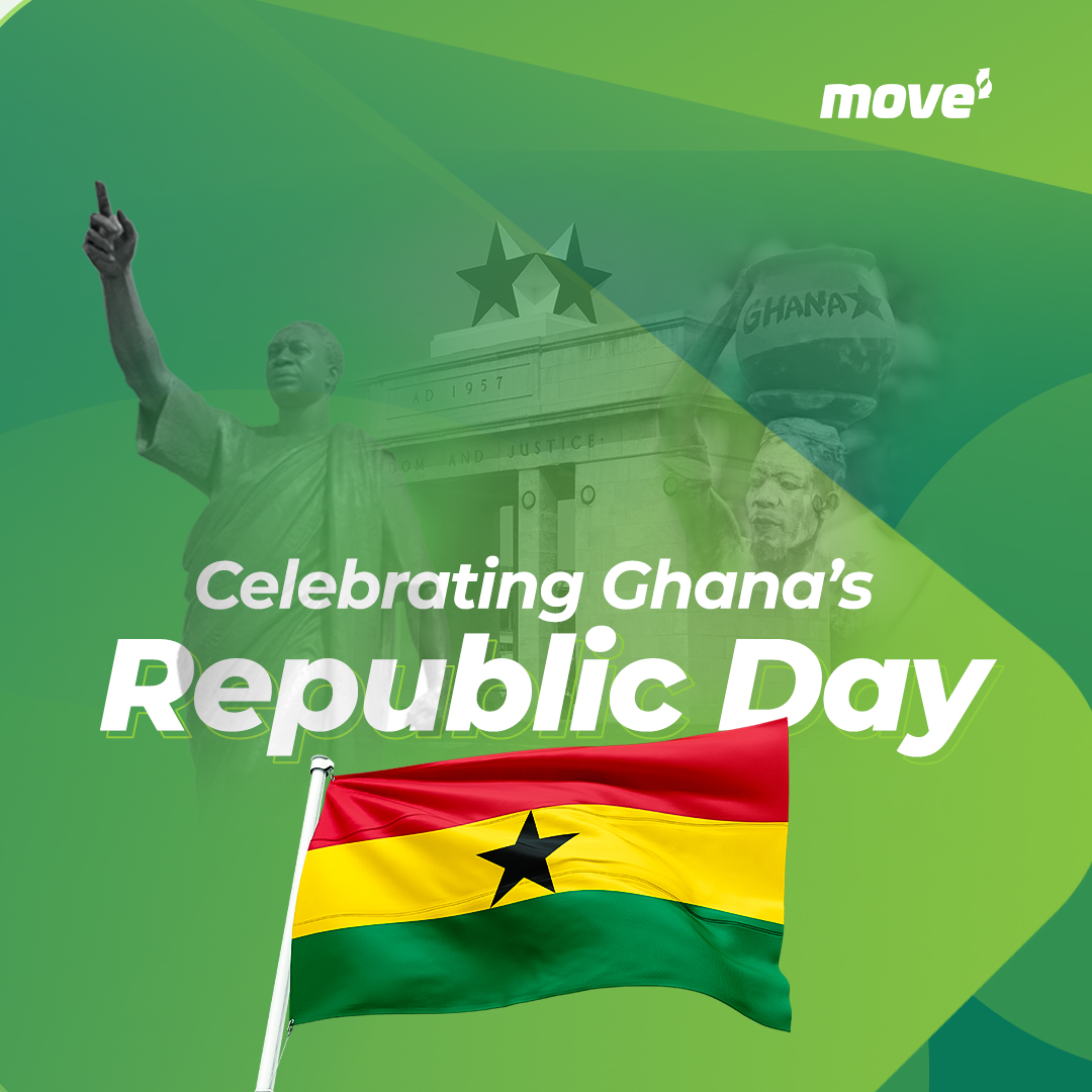 From strength to strength, Ghana stands tall. 
Happy Republic Day! 🇬🇭