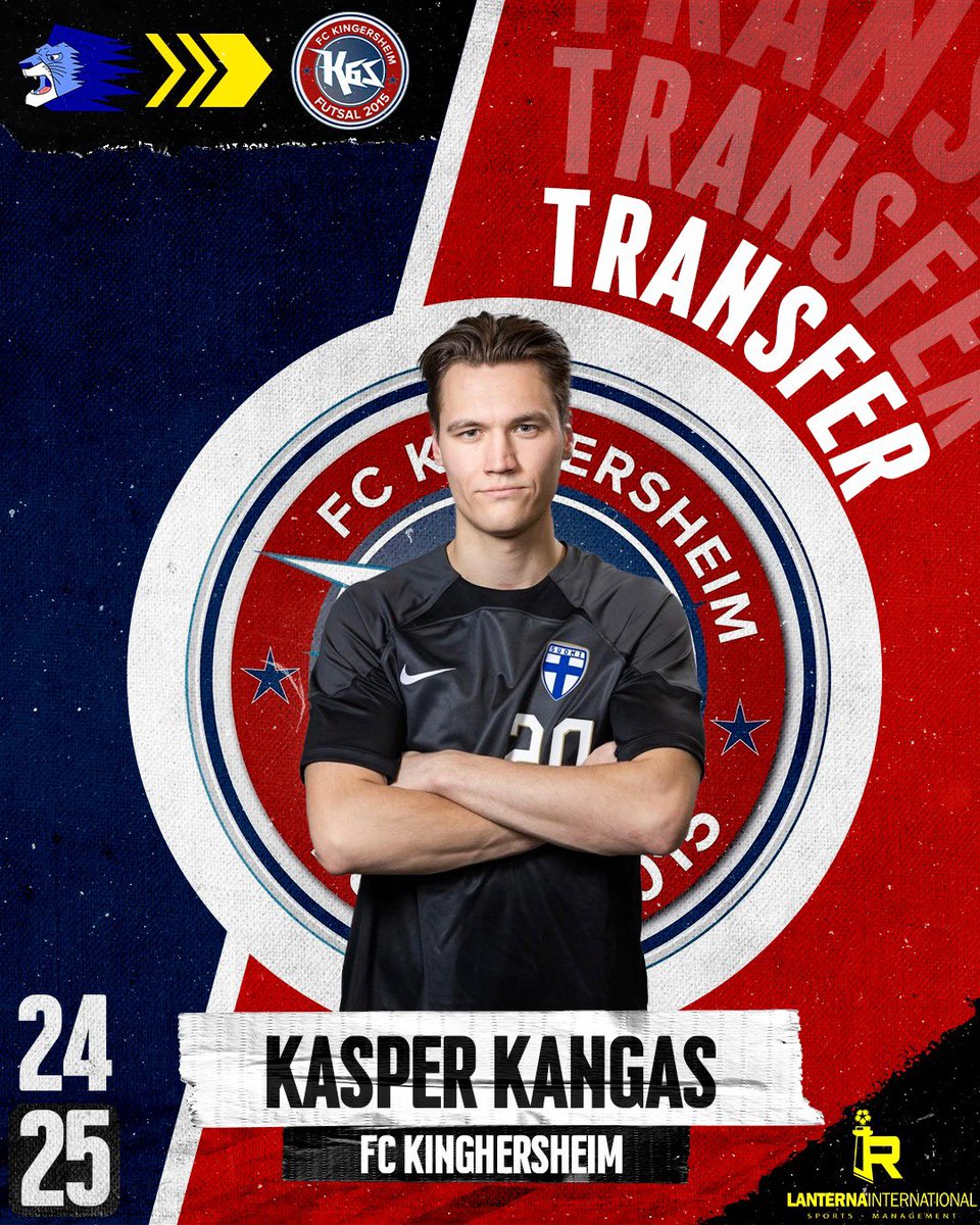 The Finnish national team goalkeeper #KasperKangas signs with the French team Kinghersheim <a href="/KGSFutsal/">Kingersheim Futsal</a> until June 2025.